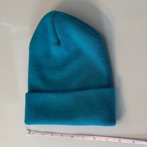 Turquoise Blue Knit Beanie